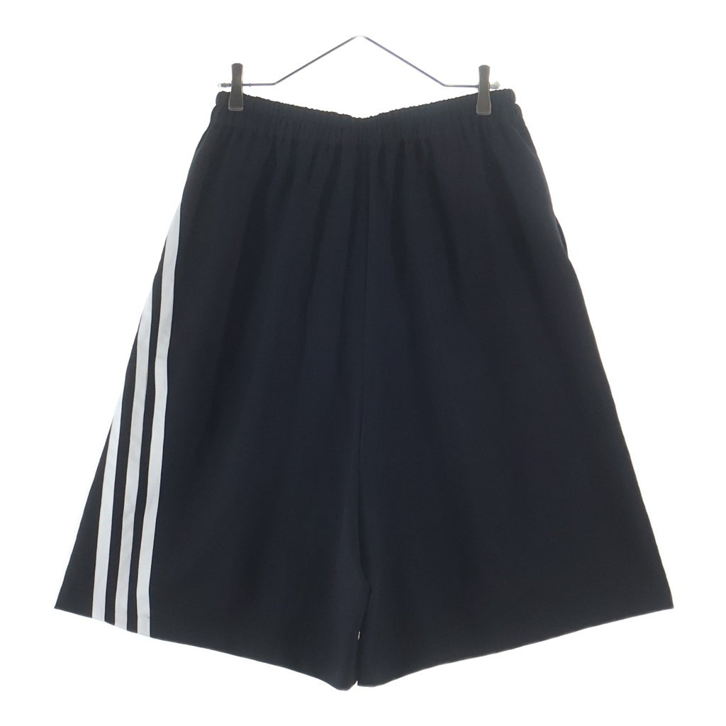 Y-3(ワイスリー) ELEGANT THREE STRIPES SARROUEL-SHORTS エレガントスリーストライプ サルエルショーツ ハーフパンツ ブラック HG6117
