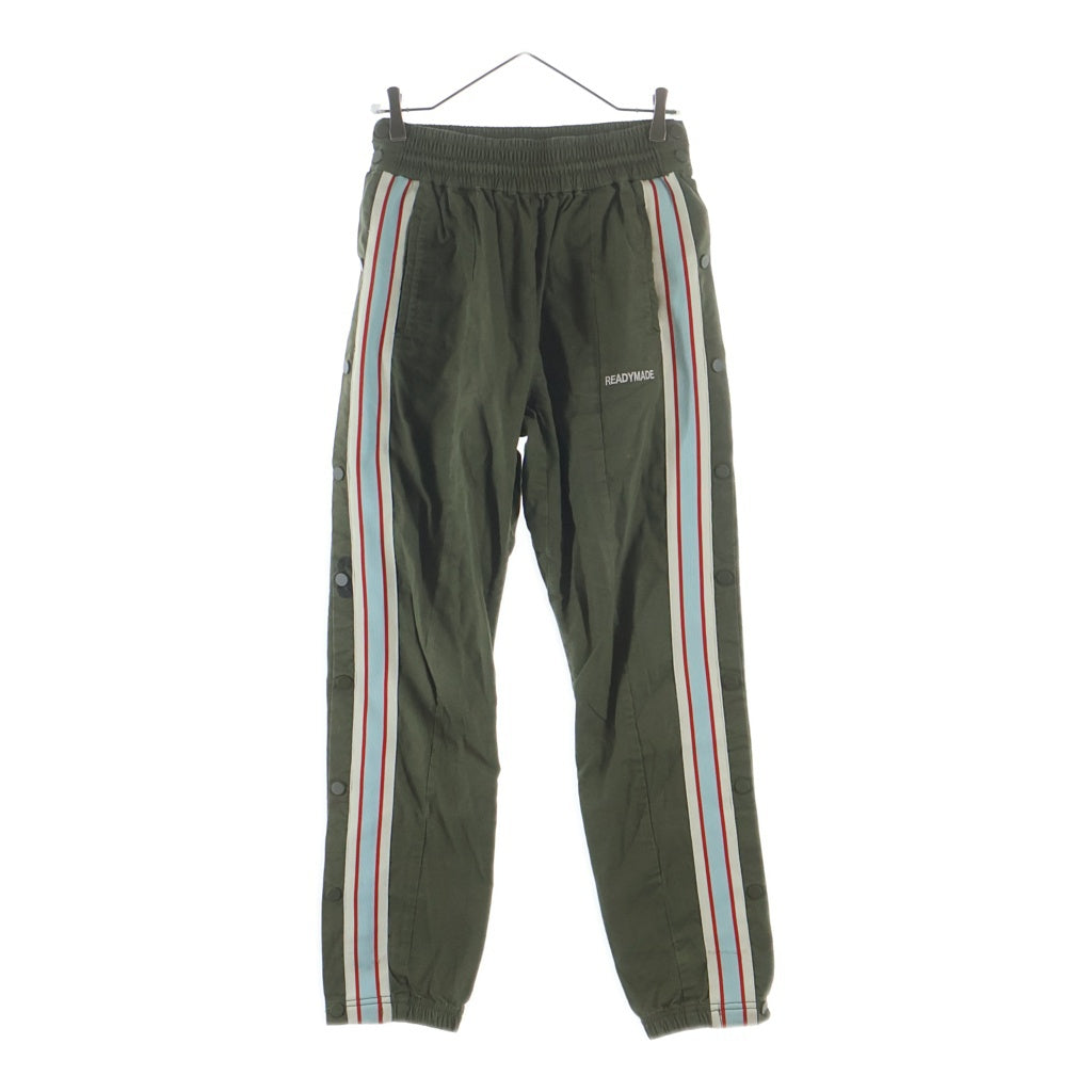 READY MADE(レディメイド) SIDE SNAP TRUCK PANTS サイドスナップ トラックパンツ カーキ