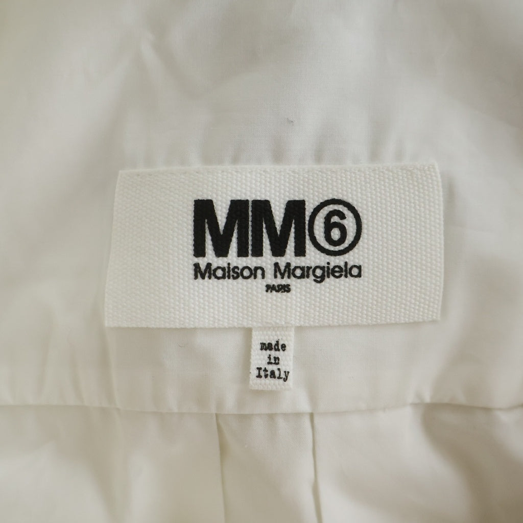 MM6 Maison Margiela(エムエムシックスメゾンマルジェラ) 21AW EAGLE SHIRT イーグルプリント コットン 長袖シャツ ホワイト S52DL0160 S47294