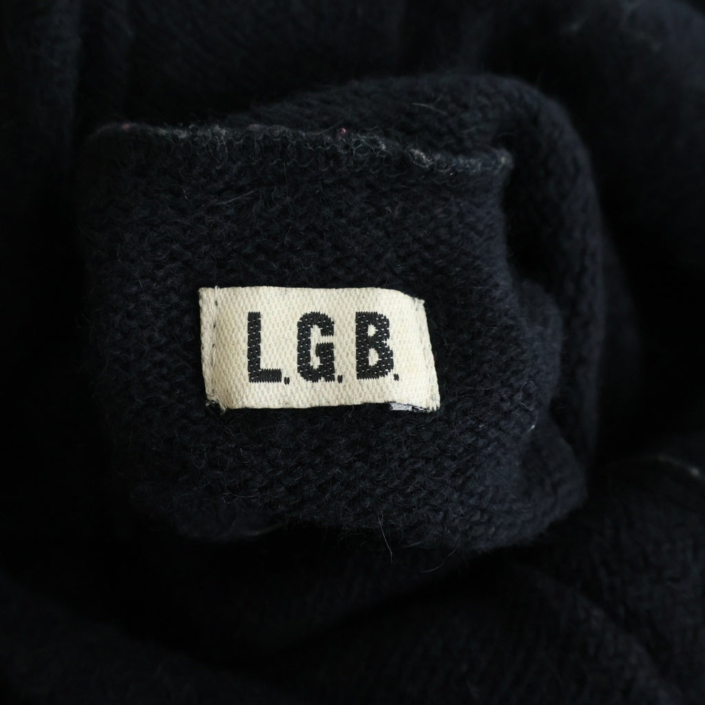 L.G.B.(ルグランブルー) LST ウール ハイタートルネック プルオーバーニット セーター ブラック 24CRB