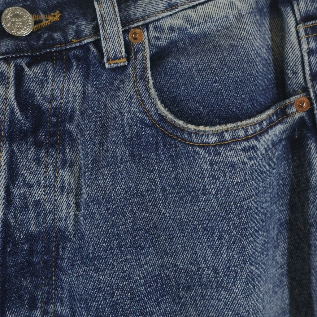 VETEMENTS(ヴェトモン) 23SS Distressed Baggy jeans デストロイ バギージーンズ デニムパンツ インディゴ UE63PA200L