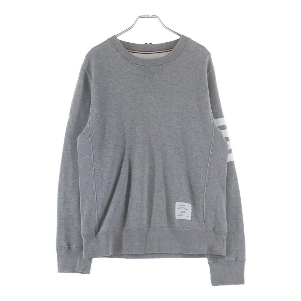 THOM BROWNE(トムブラウン) SWEATSHIRT 日本製 クルーネック スウェット トレーナー グレー MJT006AK5140