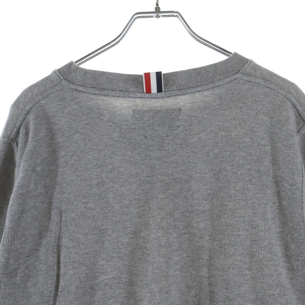 THOM BROWNE(トムブラウン) SWEATSHIRT 日本製 クルーネック スウェット トレーナー グレー MJT006AK5140