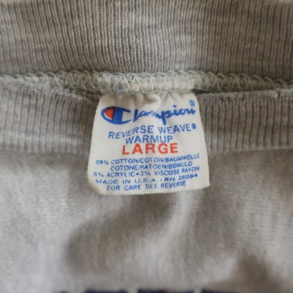 CHAMPION(チャンピオン) 80-90S VINTAGE REVERSE WEAVE ヴィンテージ リバースウィーブ カレッジロゴ クルーネックスウェットトレーナー グレー
