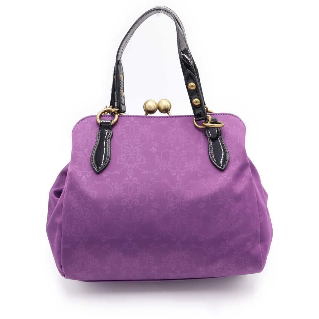 ANNA SUI(アナスイ) ×鬼滅の刃 胡蝶姉妹 ナイロン 2WAY ショルダー ハンドバッグ パープル 315744 レディース