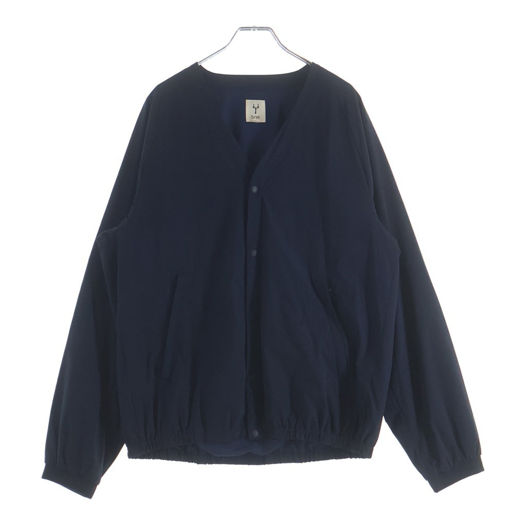 SCYE(サイ) Ultra 2Way Nylon Stretch Snap Cardigan ウルトラ2WAY ナイロンストレッチ スナップカーディガン ネイビー 1123-61030