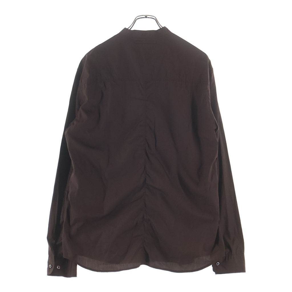 UNDERCOVER(アンダーカバー) 22SS THE SHEPHERD ザシェパード スタンドカラー 長袖シャツ ブラウン US1B4401