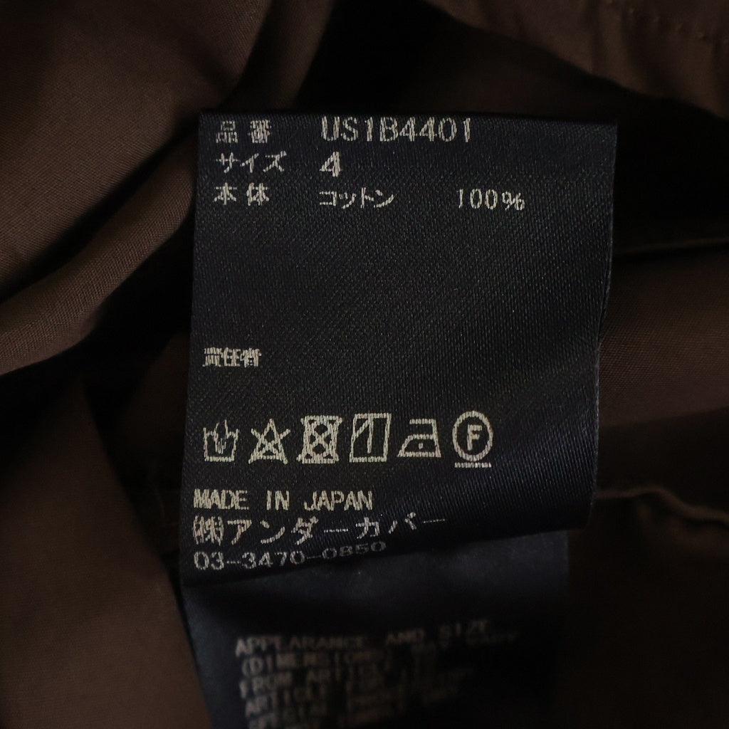 UNDERCOVER(アンダーカバー) 22SS THE SHEPHERD ザシェパード スタンドカラー 長袖シャツ ブラウン US1B4401