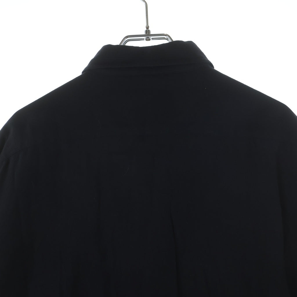 Porter Classic(ポータークラシック) ROLL UP SHIRT コットン ロールアップ 長袖シャツ ブラック
