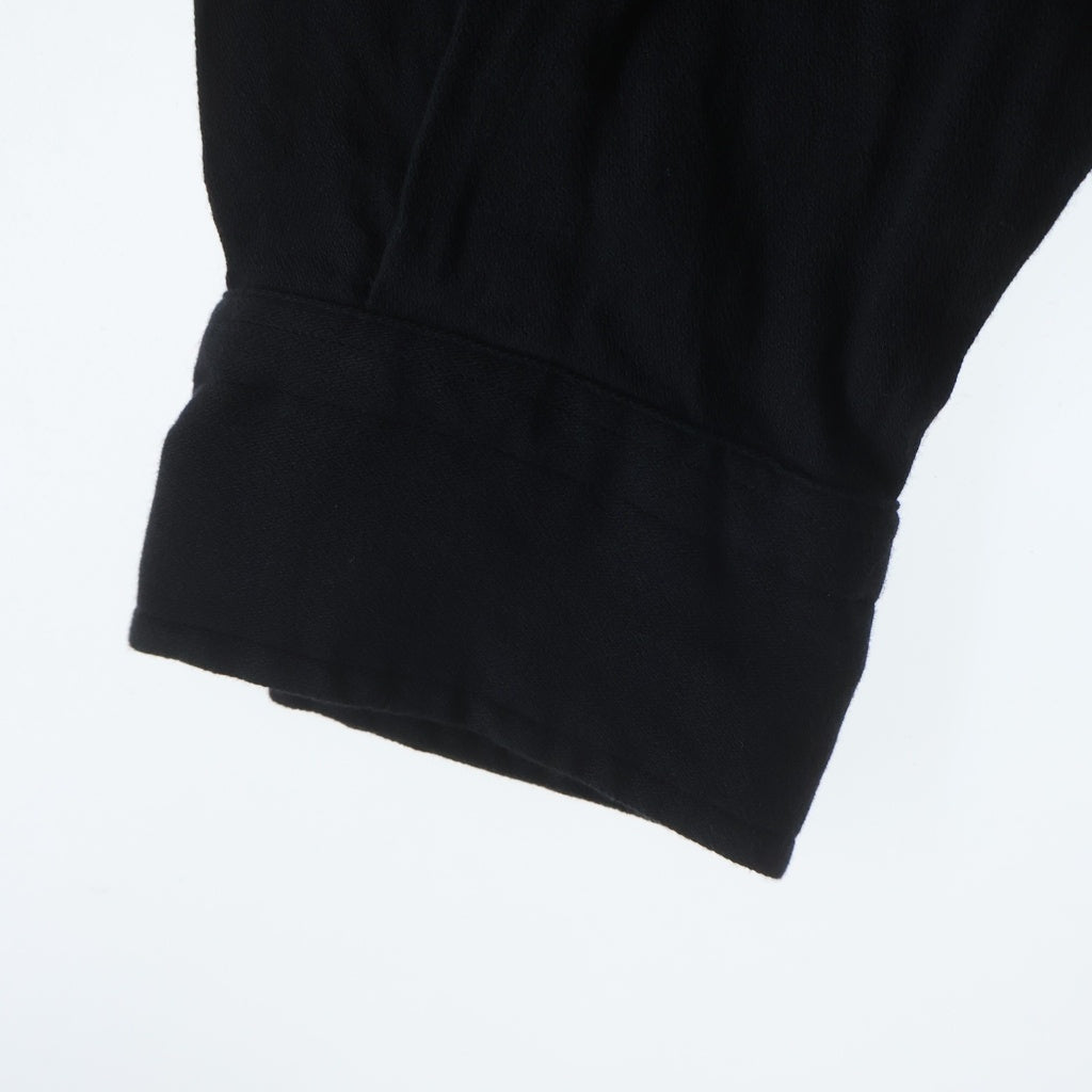 Porter Classic(ポータークラシック) ROLL UP SHIRT コットン ロールアップ 長袖シャツ ブラック