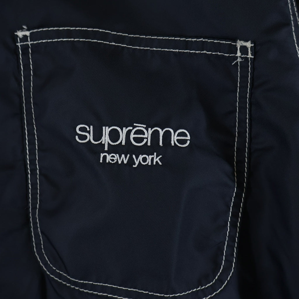 SUPREME(シュプリーム) 16SS Nylon Chore Coat ナイロン チョアコート ジャケット ネイビー