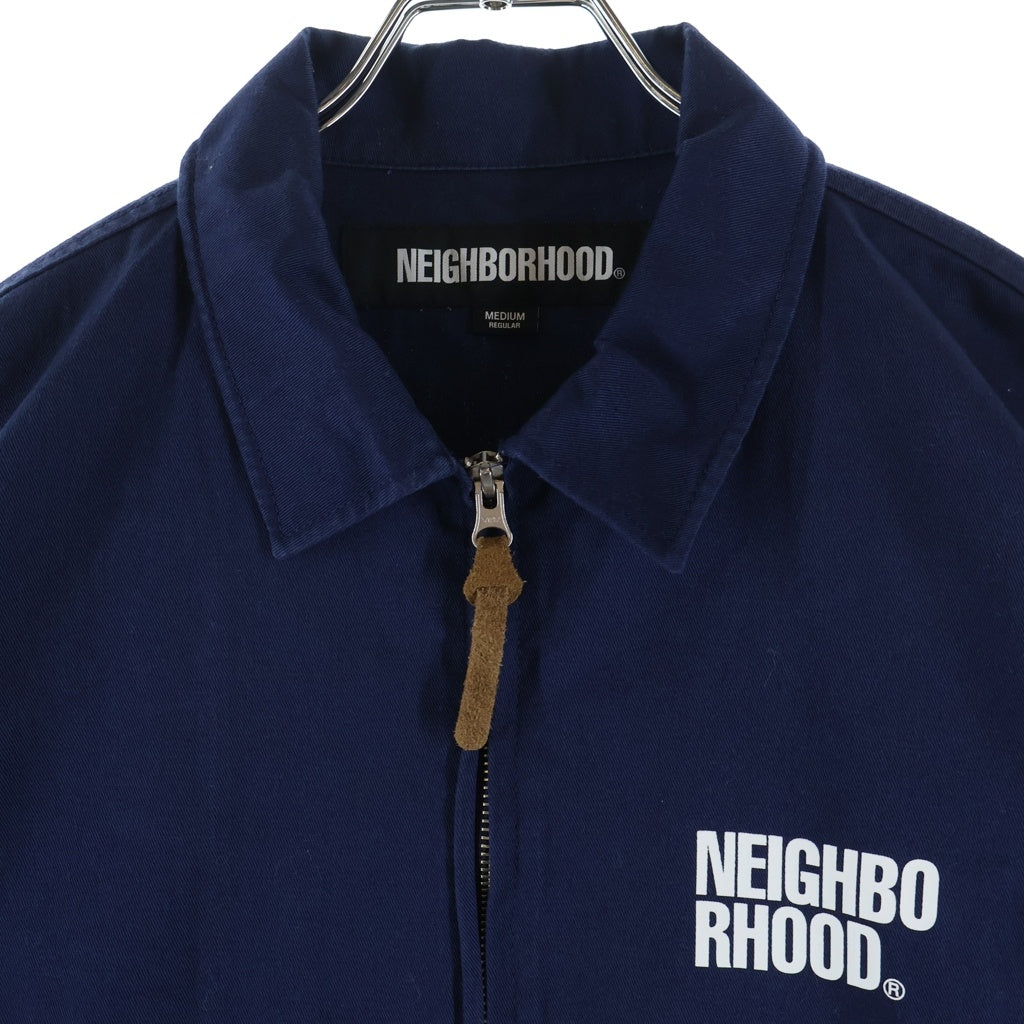 NEIGHBORHOOD(ネイバーフッド) 23AW ZIP WORK JACKET ジップアップ ワークジャケット ネイビー 232TSNH-JKM07