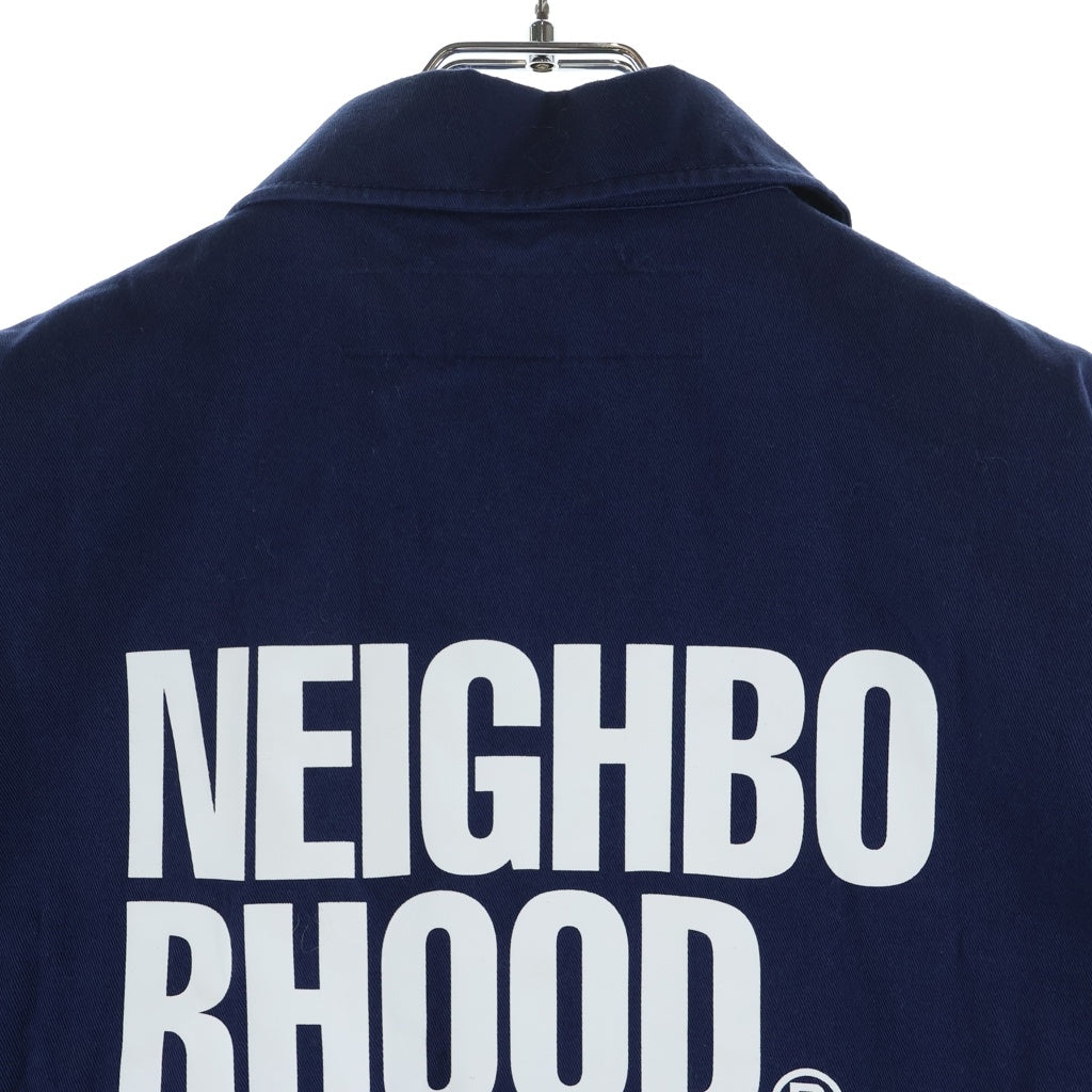NEIGHBORHOOD(ネイバーフッド) 23AW ZIP WORK JACKET ジップアップ ワークジャケット ネイビー 232TSNH-JKM07