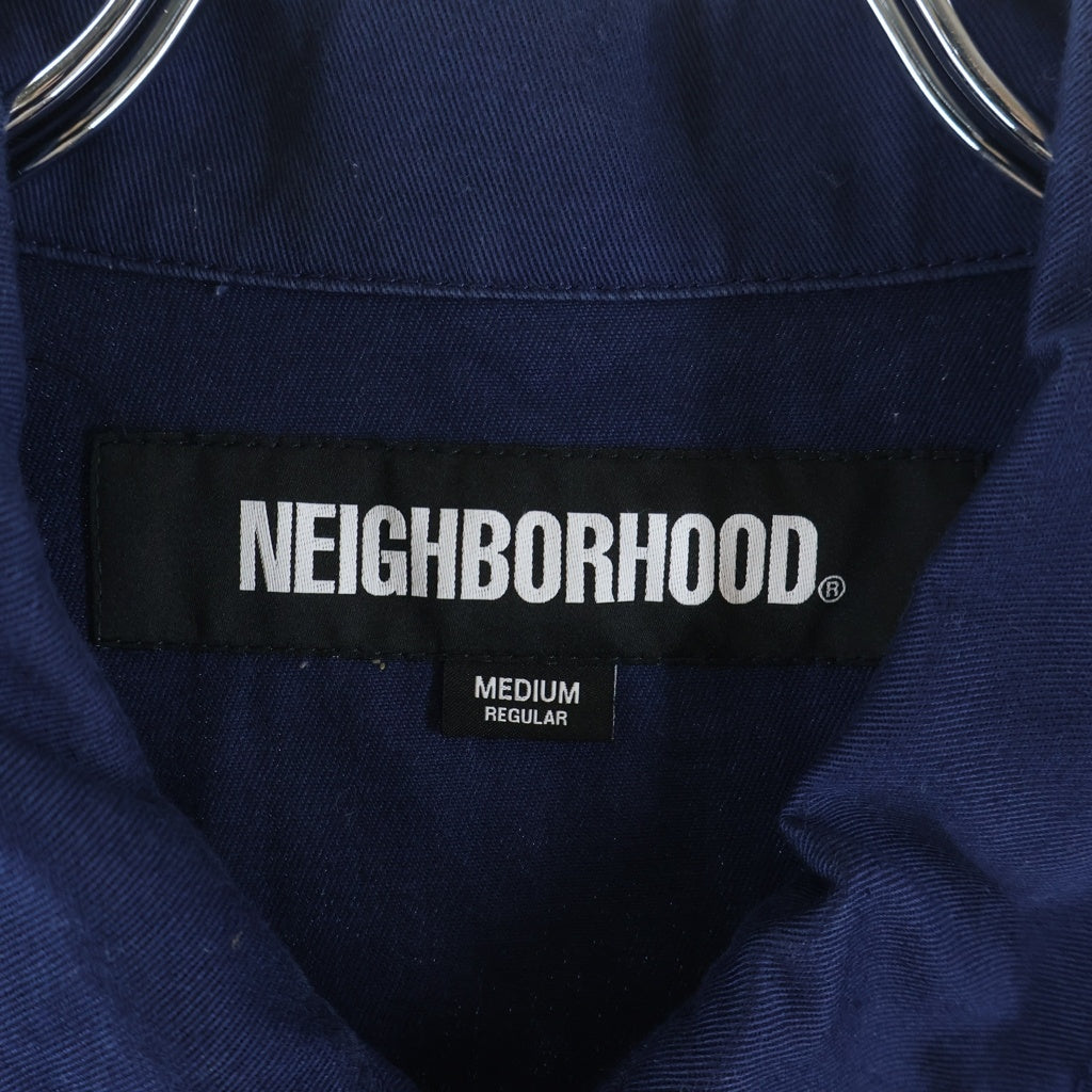 NEIGHBORHOOD(ネイバーフッド) 23AW ZIP WORK JACKET ジップアップ ワークジャケット ネイビー 232TSNH-JKM07