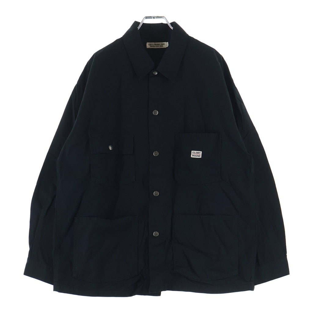 COOTIE PRODUCTIONS(クーティー プロダクションズ) 19SS CORDURA COVERALL コーデュラ コットン カバーオール ジャケット ブラック