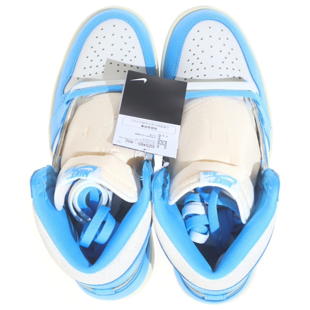 NIKE(ナイキ) AIR JORDAN 1 RETRO HIGH OG UNC REIMAGINED エアジョーダン1 レトロ UNC リイマジンド ハイカットスニーカー ブルー/ホワイト US9.5/27.5cm DZ5485-402