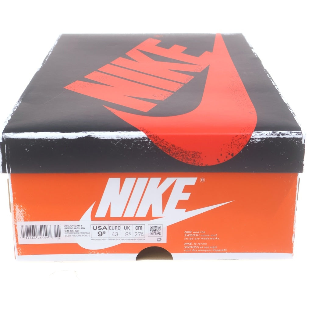 NIKE(ナイキ) AIR JORDAN 1 RETRO HIGH OG UNC REIMAGINED エアジョーダン1 レトロ UNC リイマジンド ハイカットスニーカー ブルー/ホワイト US9.5/27.5cm DZ5485-402