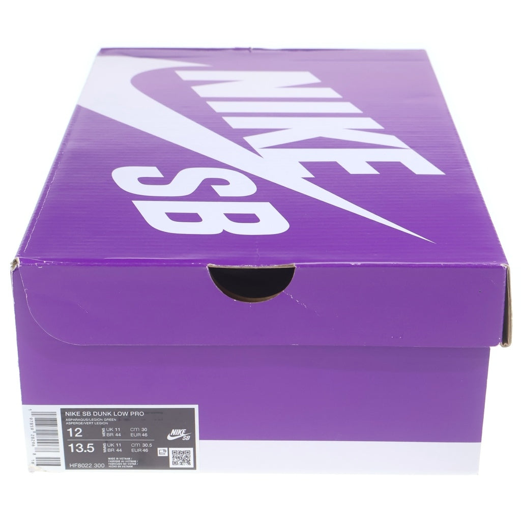 NIKE SB(ナイキエスビー) ×YUTO HORIGOME DUNK LOW PRO 堀米雄斗 ダンク プロ 抹茶 ローカットスニーカー グリーン US12/30cm HF8022-300