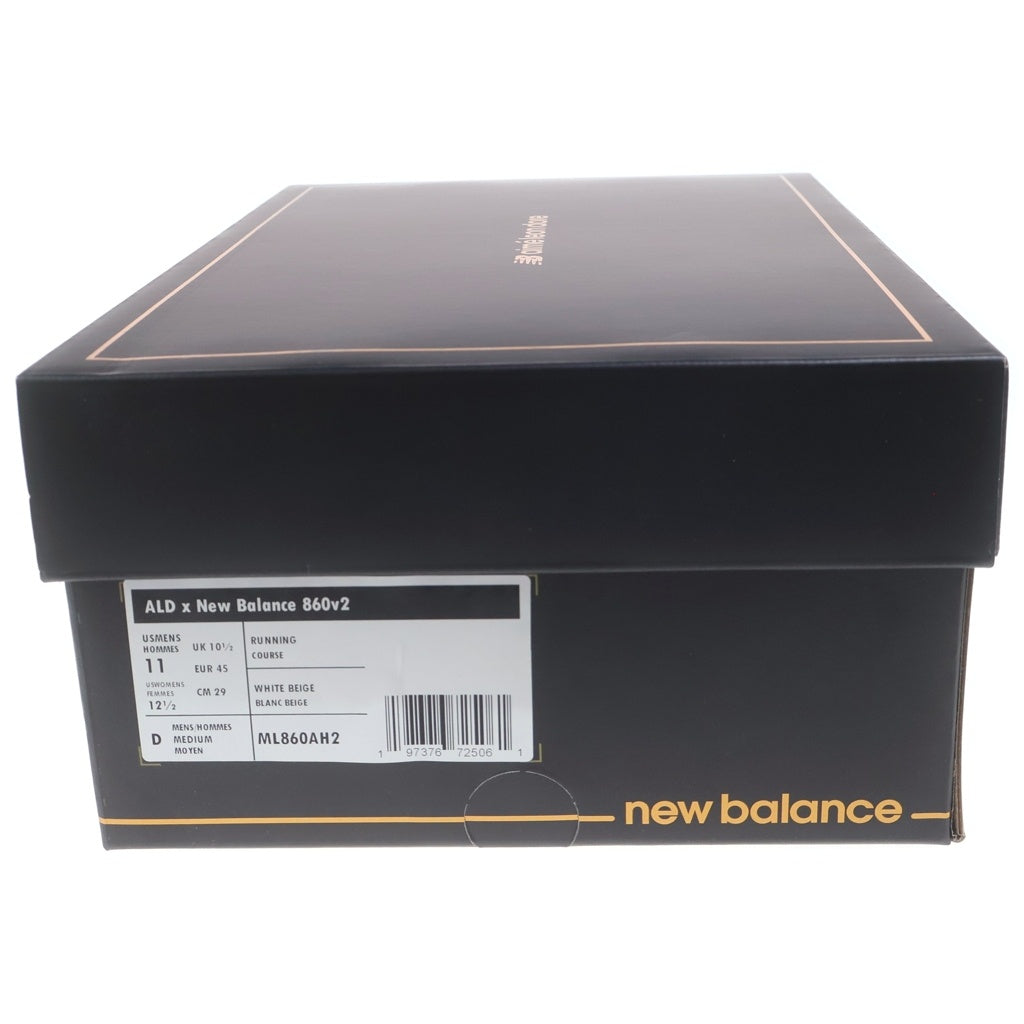 New Balance(ニューバランス) ×AIME LEON DORE 860v2 WHITE エメレオンドレ ローカットスニーカー ホワイト US11/29cm ML860AH2