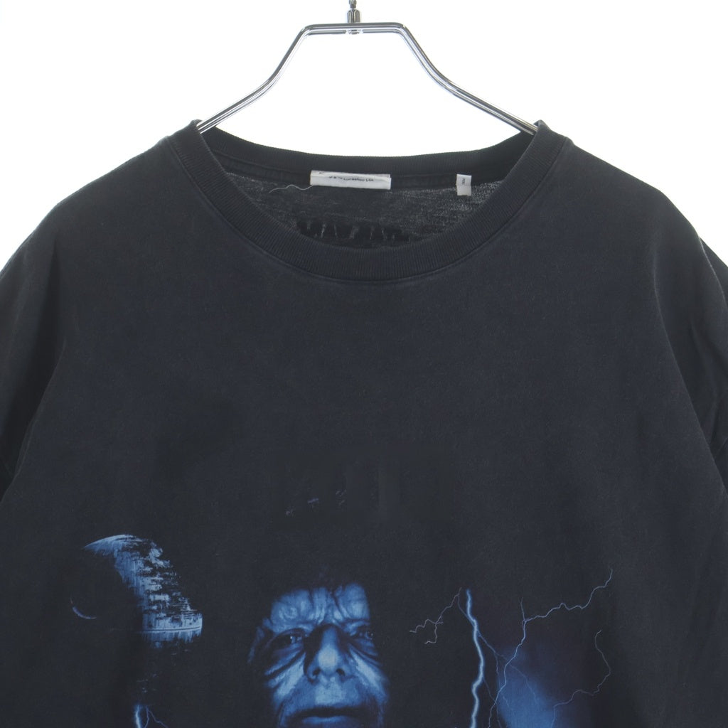 KITH(キス) 23SS ×STAR WARS EMPEROR VINTAGE TEE スターウォーズ エンペラー ヴィンテージ クルーネック半袖Tシャツ カットソー ブラック KHM031019