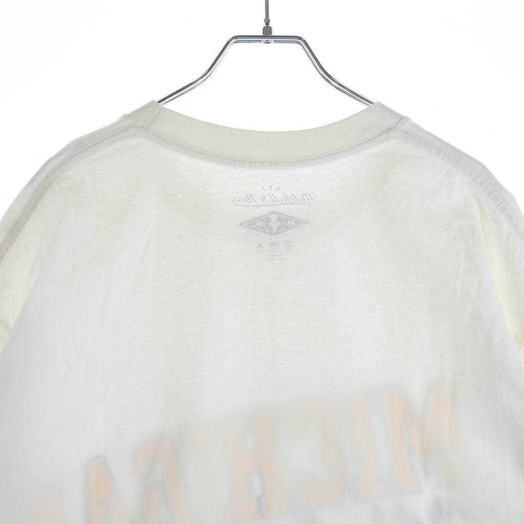 Mitchell&Ness(ミッチェル アンド ネス) 24SS ×CACTUS JACK BY TRAVIS SCOTT TEE カクタスジャック バイ トラヴィススコット フロントプリント クルーネック半袖Tシャツ カットソー ホワイト