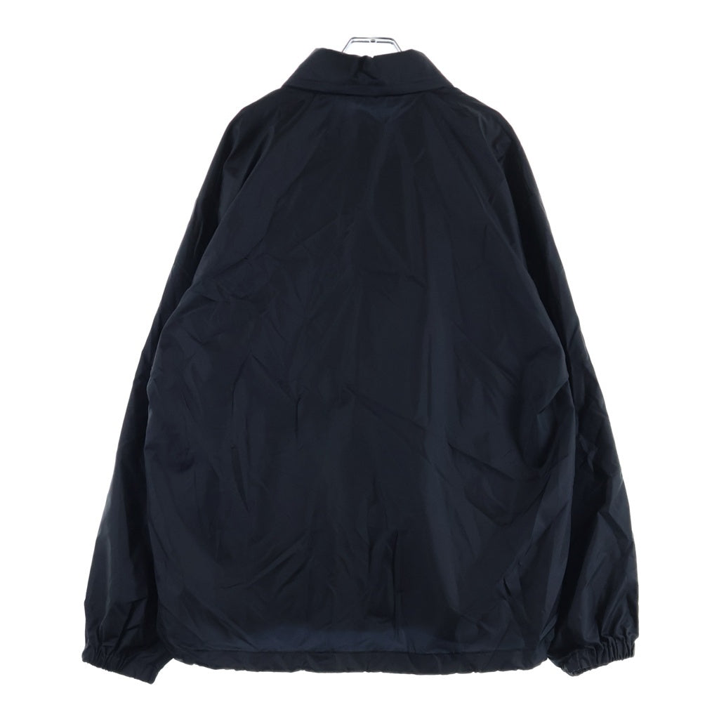 The Ennoy Professional(エンノイプロフェッショナル) 24SS PACKABLE NYLON JACKET パッカブル ナイロン ロゴエンブロイダリー ドローコード フーデッドジャケット ブラック SS24-BREN-JK-02