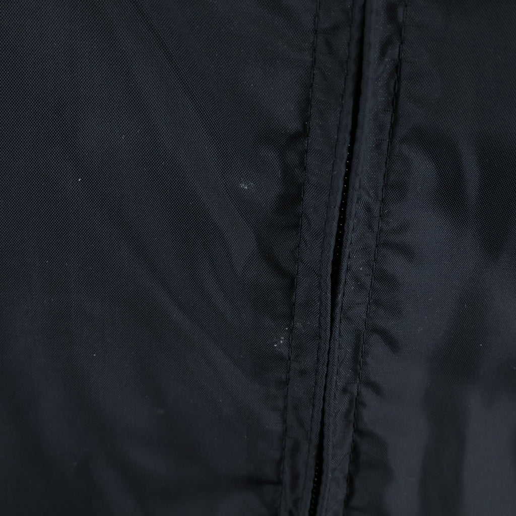 The Ennoy Professional(エンノイプロフェッショナル) 24SS PACKABLE NYLON JACKET パッカブル ナイロン ロゴエンブロイダリー ドローコード フーデッドジャケット ブラック SS24-BREN-JK-02