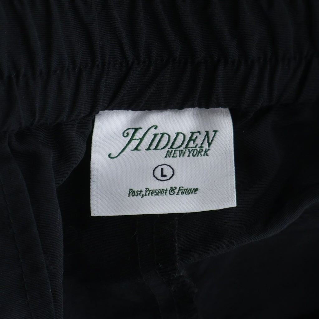HIDDEN NY(ヒドゥン ニューヨーク) TEC CAGO PANTS テック ナイロン アジャスター付き カーゴパンツ ブラック