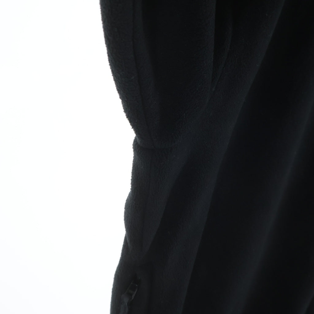 The Ennoy Professional(エンノイプロフェッショナル) 24AW POLARTEC FLEECE JACKET ポーラテック ボア ドローコード フリース ジャケット ブラック AW24BRENCT04LP