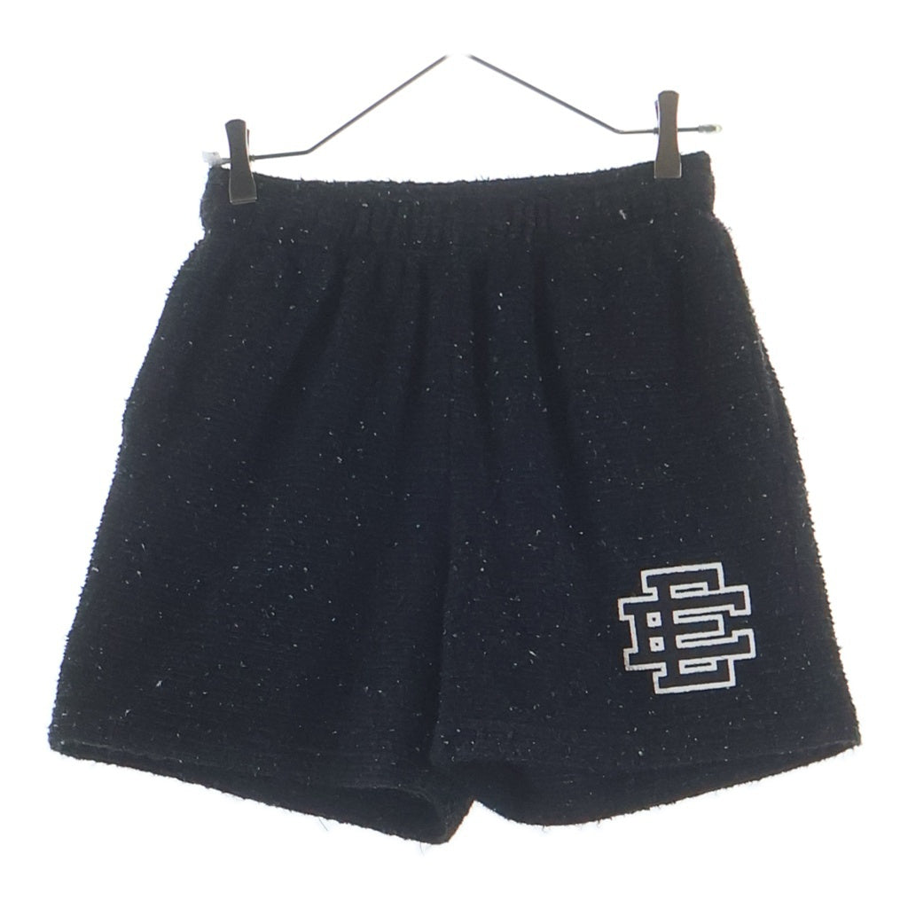 ERIC EMANUEL(エリック エマニュエル) BOUCLE SHORTS フロントロゴプリント ブークレショーツ ブラック