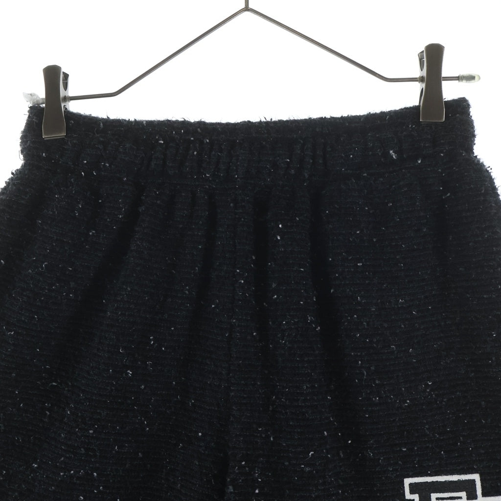 ERIC EMANUEL(エリック エマニュエル) BOUCLE SHORTS フロントロゴプリント ブークレショーツ ブラック