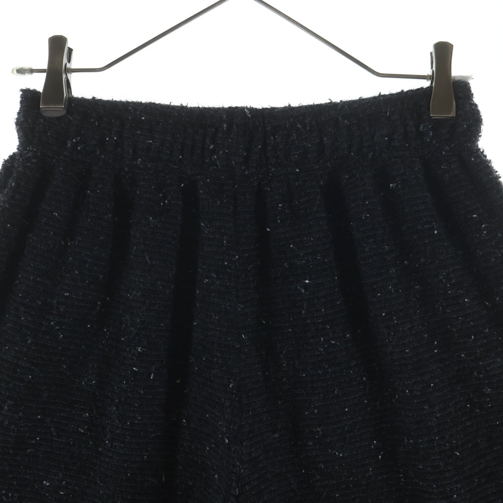 ERIC EMANUEL(エリック エマニュエル) BOUCLE SHORTS フロントロゴプリント ブークレショーツ ブラック