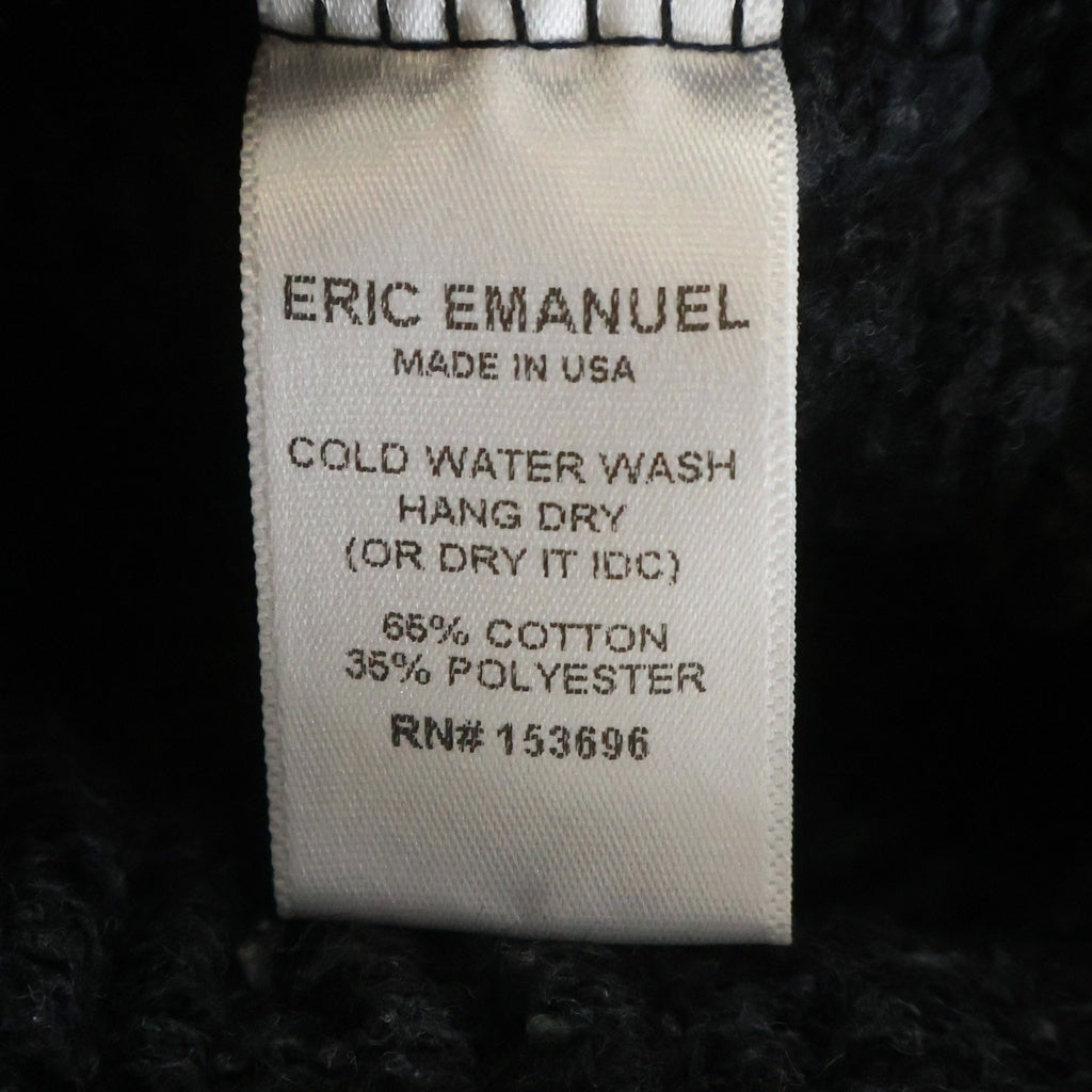 ERIC EMANUEL(エリック エマニュエル) BOUCLE SHORTS フロントロゴプリント ブークレショーツ ブラック