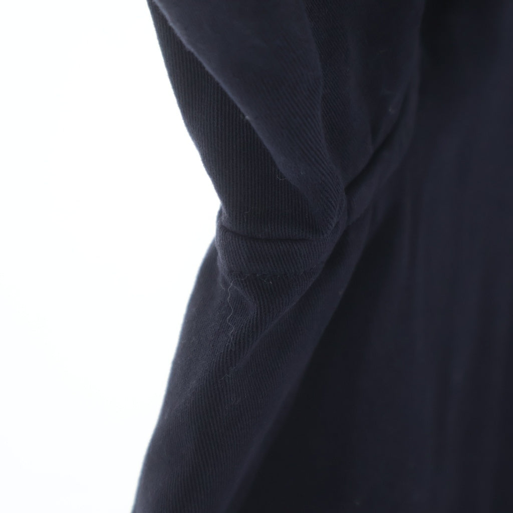 COMOLI(コモリ) 24AW GARMENT DYED JACKET ガーメントダイド コットン 製品染シングルテーラードジャケット ネイビー