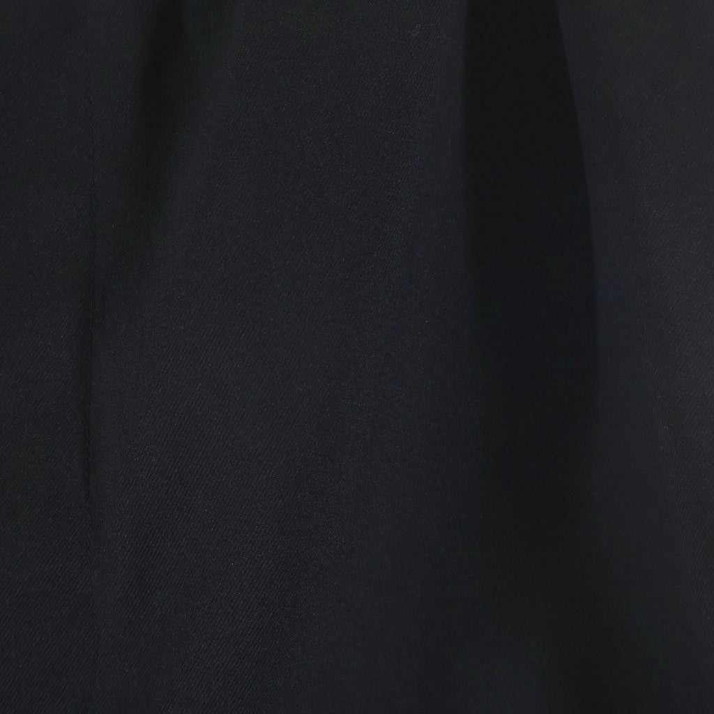 everyone(エブリワン) 24AW POLYESTER TWILL EASY SLACKS ポリエステルツイル イージー ドローコード スラックス ブラック EV24-PT14