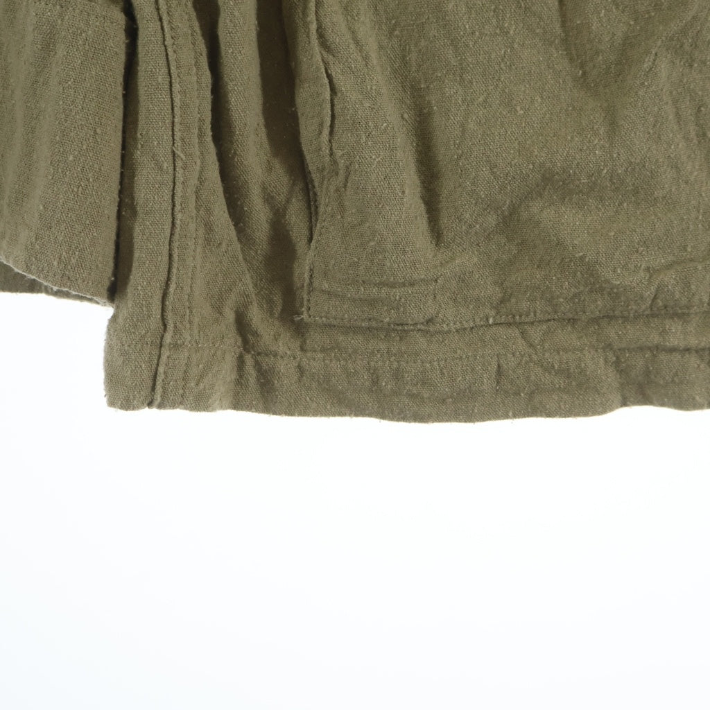 COMOLI(コモリ) 25SS ローシルク B.D.Uジャケット カーキ B01-01031