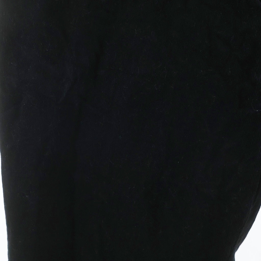 everyone(エブリワン) 24AW CORDUROY BELTED EASY PANTS コーデュロイ ベルテッドイージーパンツ ブラック EV24-PT23