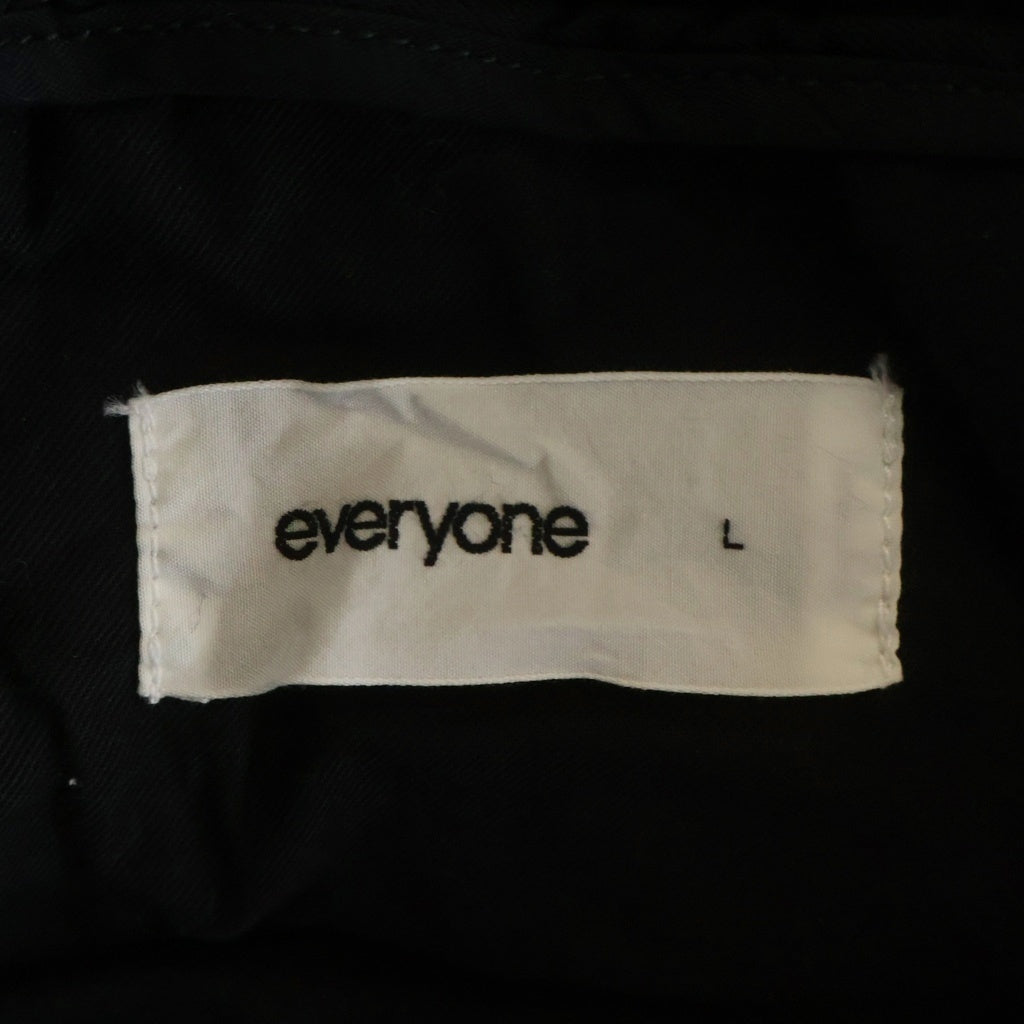 everyone(エブリワン) 24AW CORDUROY BELTED EASY PANTS コーデュロイ ベルテッドイージーパンツ ブラック EV24-PT23