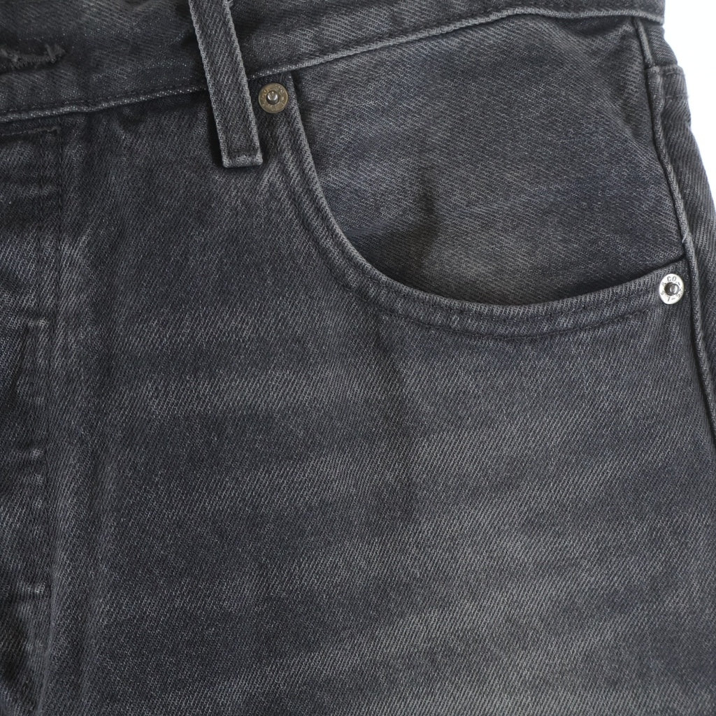 Levi's(リーバイス) ×JJJJound 501 93 ジョウンド レザーパッチ ボタンフライ デニムパンツ ジーンズ グレー PC9-A9525-0000