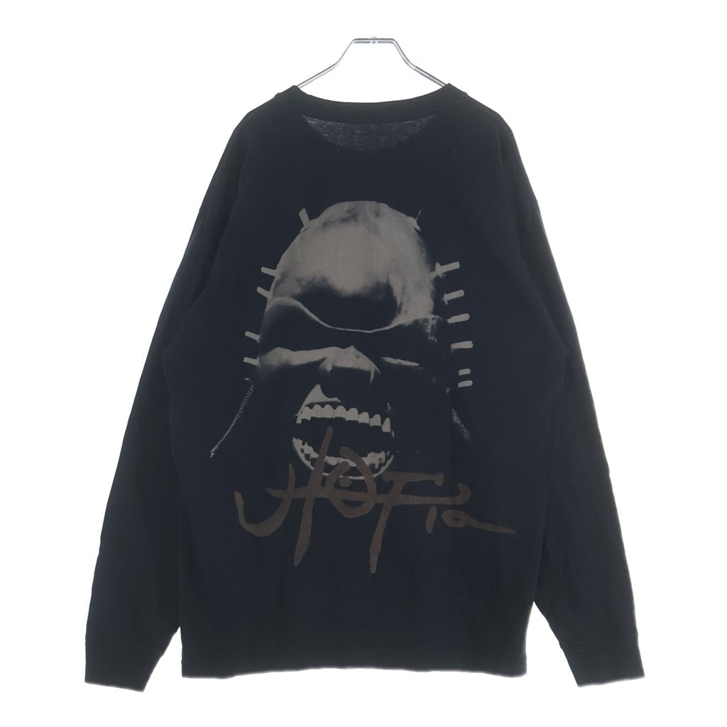 Cactus Jack(カクタスジャック) TRAVIS SCOTT UTOPIA A1 LS T-SHIRT トラヴィススコット ユートピア アルバムマーチ クルーネック 長袖Tシャツ カットソー ブラック