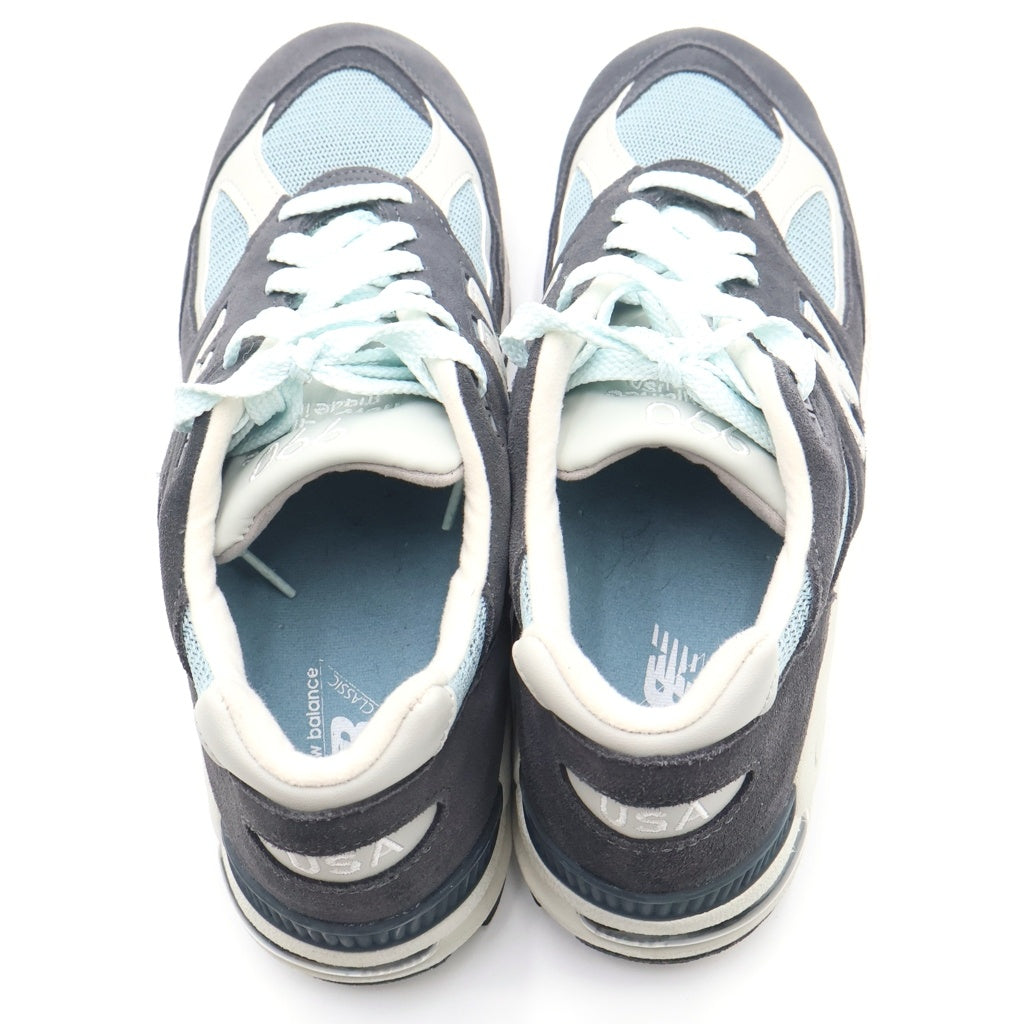 New Balance(ニューバランス) ×KITH RONNIE FIEG M990KT2 STEEL BLUE キスロニーファイグ スティールブルー ローカットスニーカー ブラック/ブルー US11/29cm