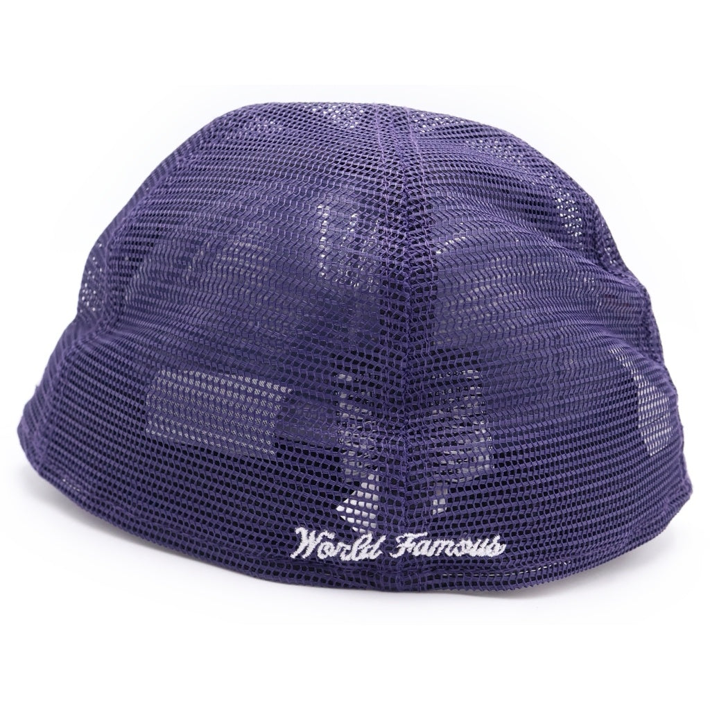 SUPREME(シュプリーム) 24SS ×NEW ERA Box Logo Mesh Back ニューエラ ボックスロゴ メッシュバック 6パネル ベースボールキャップ 帽子 パープル