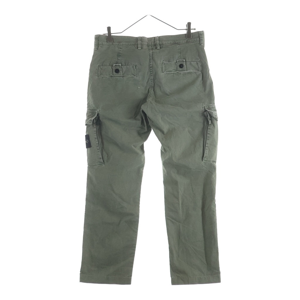 STONE ISLAND(ストーンアイランド) ガーメントダイ ロゴワッペン カーゴパンツ カーキ 59153S2WN