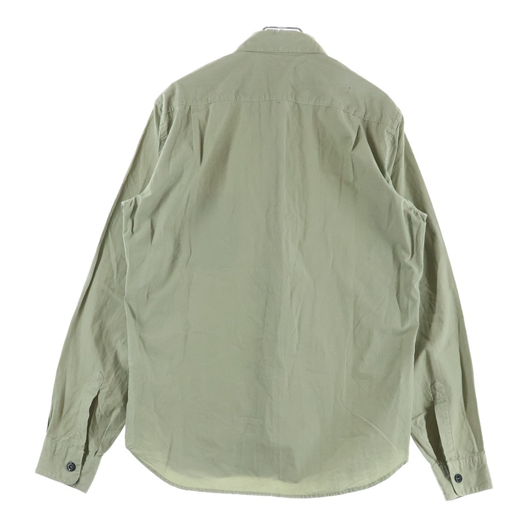 STONE ISLAND(ストーンアイランド) コットン ボタンダウン 長袖シャツ グリーン 63151FD03