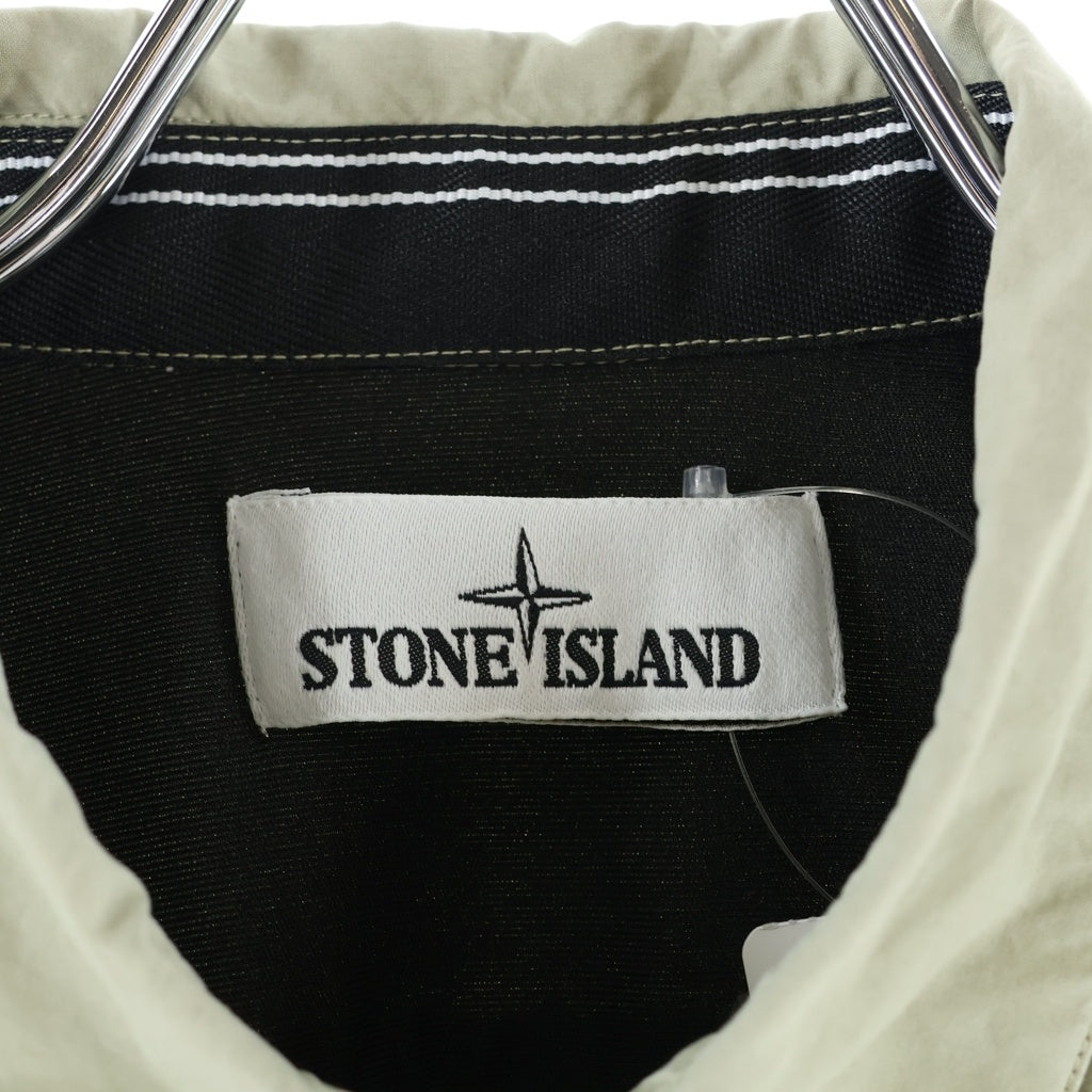 STONE ISLAND(ストーンアイランド) コットン ボタンダウン 長袖シャツ グリーン 63151FD03