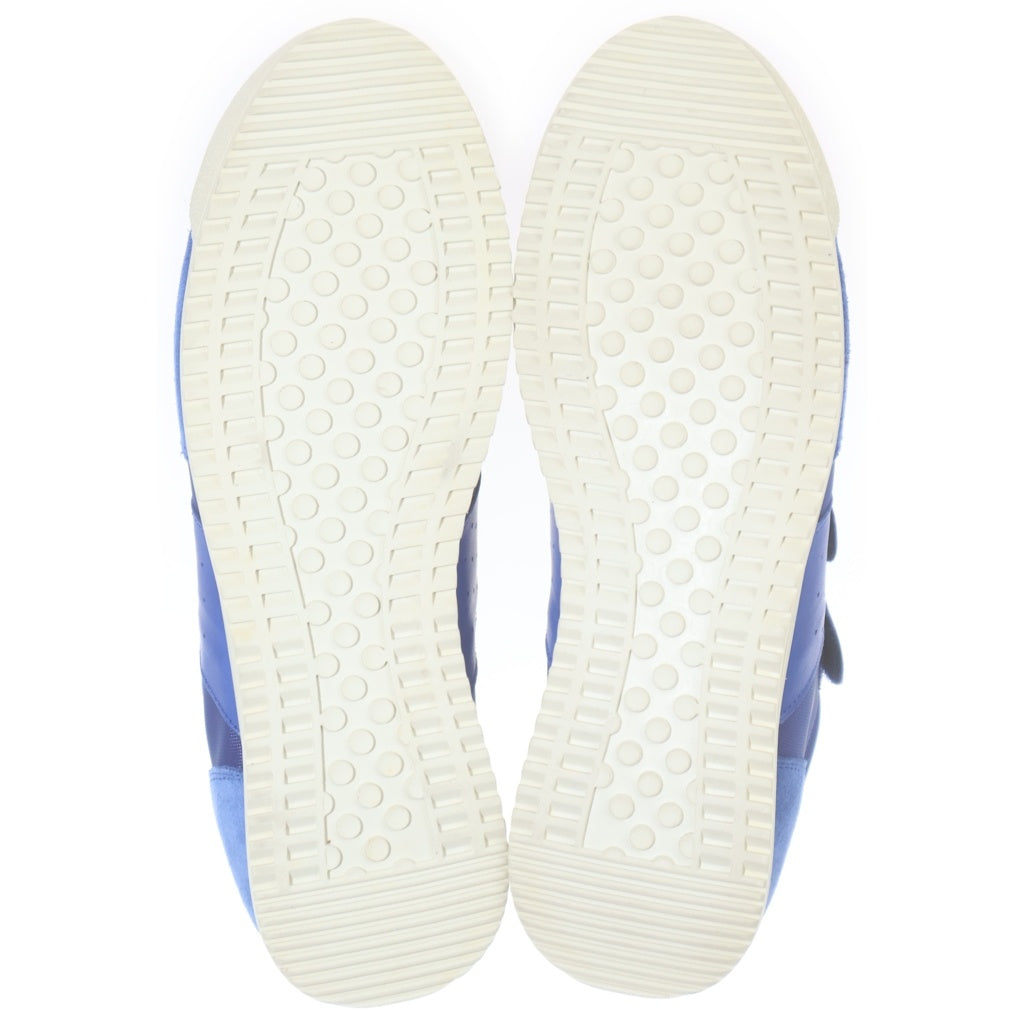 Maison Margiela(メゾンマルジェラ) VELCRO SNEAKER ベルクロ スウェード切り替え ローカットスニーカー ブルー 37WS070 08855