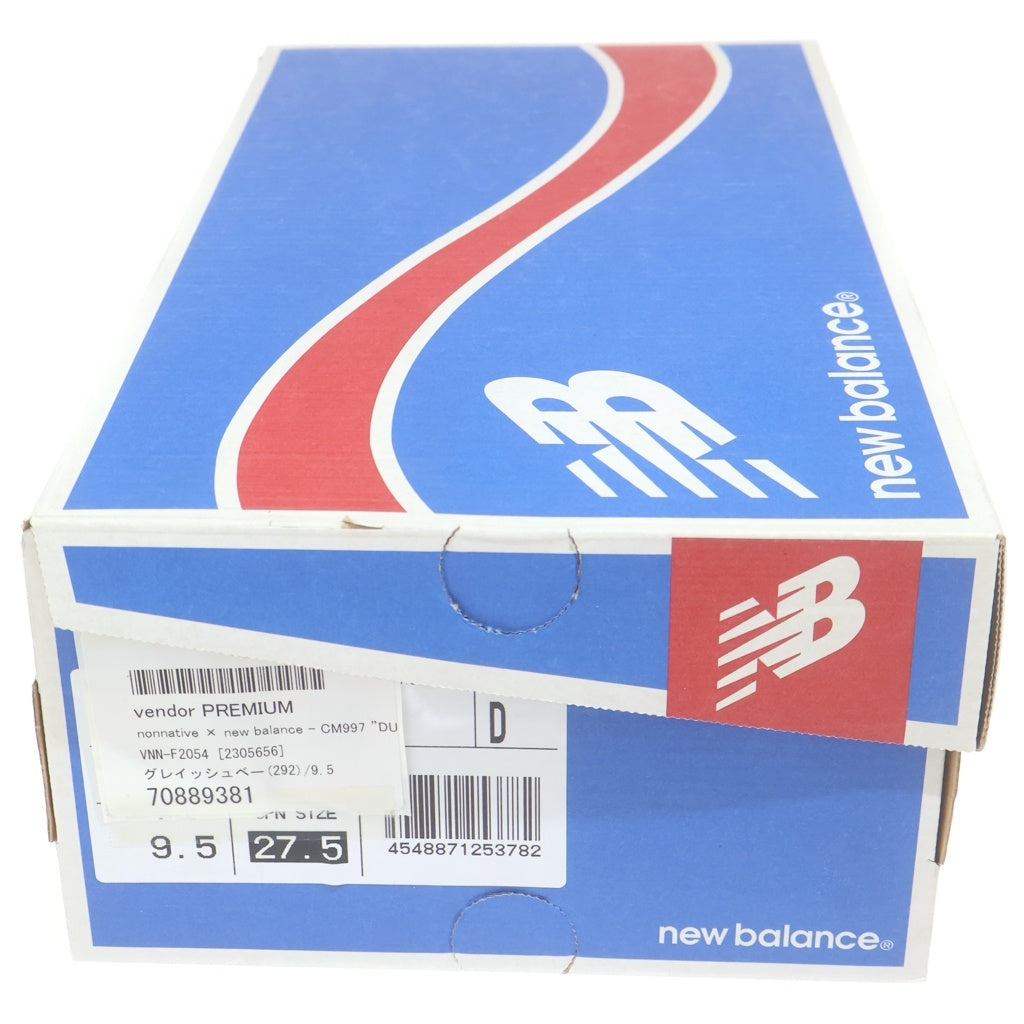 New Balance(ニューバランス) ×NONNATIVE CM997HNN DUNE ノンネイティブ デューン ローカットスニーカー ベージュ/ブラウン US9.5/27.5cm