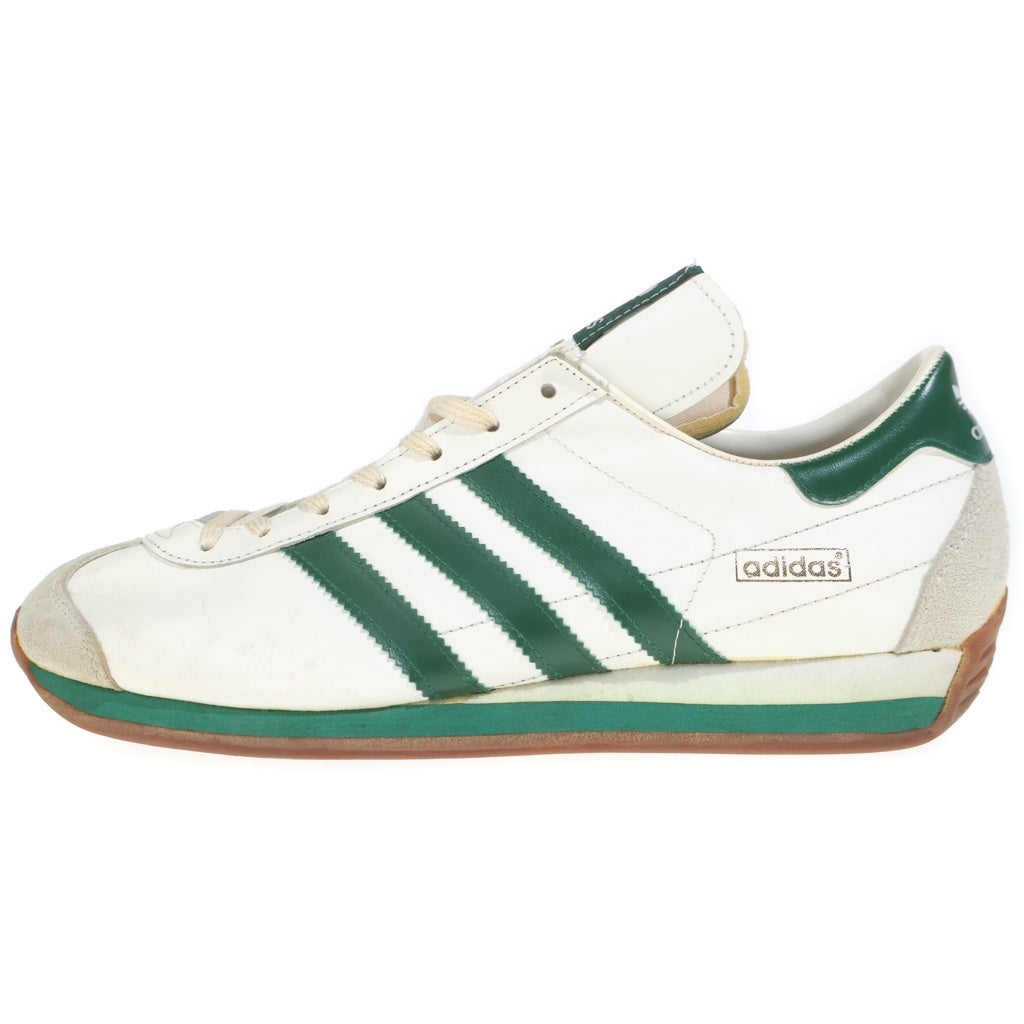adidas(アディダス) 【鑑賞用 1998年製】 90S COUNTRY カントリー ローカットスニーカー ホワイト/グリーン US9/27.5cm AC1540WG