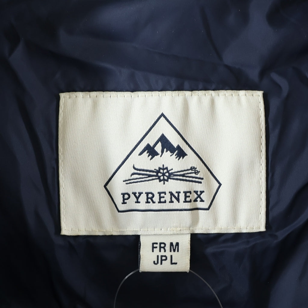 PYRENEX(ピレネックス) CHALON DOWN JACKET シャロン フーデッド ナイロン ダウンジャケット ネイビー