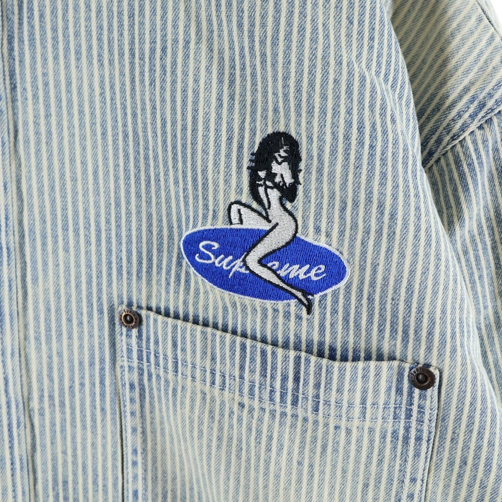 SUPREME(シュプリーム) 26SS Quilted Lined Denim Snap Shirt キルテッド ラインド スナップボタン 長袖デニムシャツ インディゴ